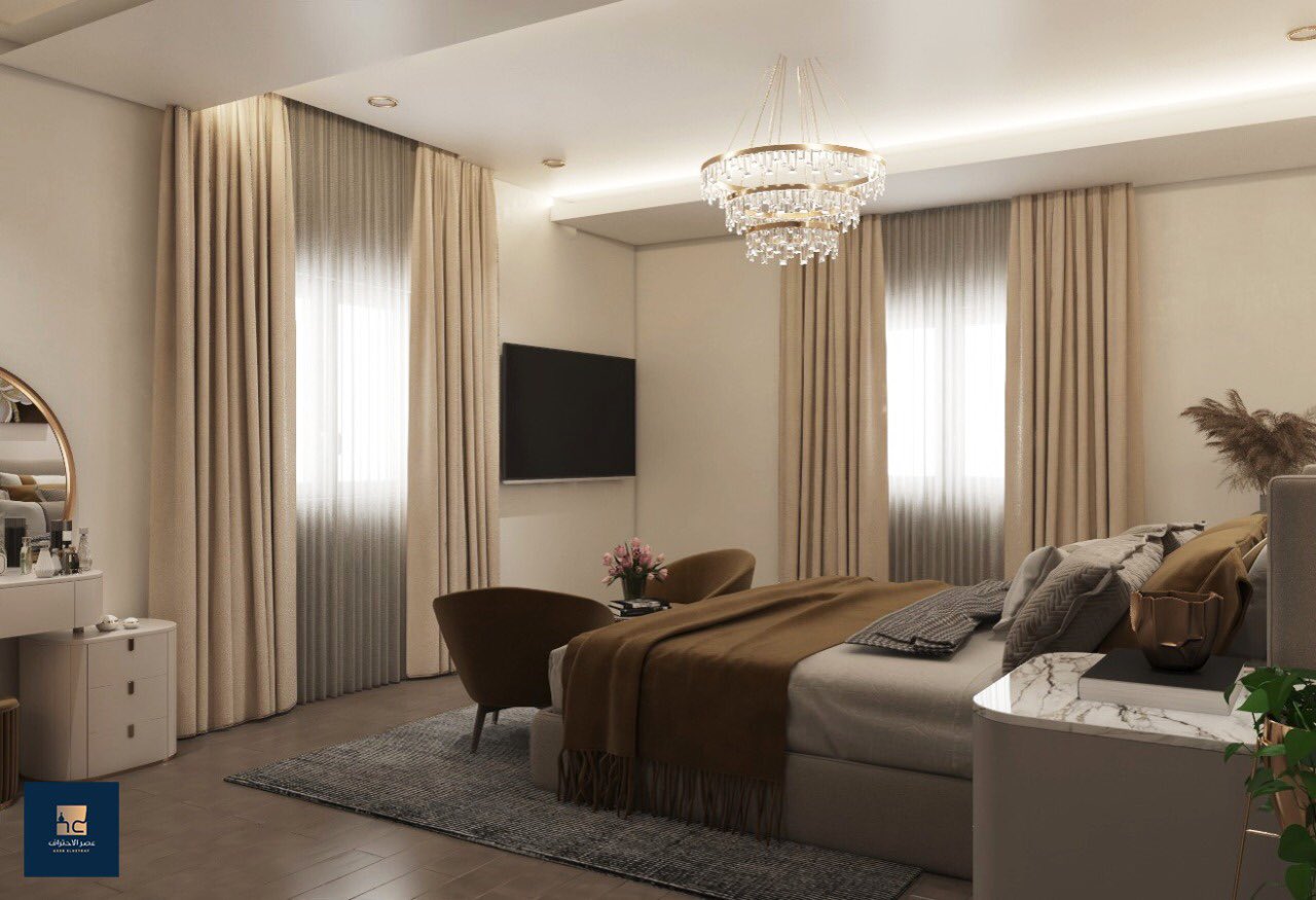 تويتر عصر الاحتراف للديكور على تويتر من اعمالنا في تصميم غرفة نوم رئيسيه Https T Co Gm6fwtpgez