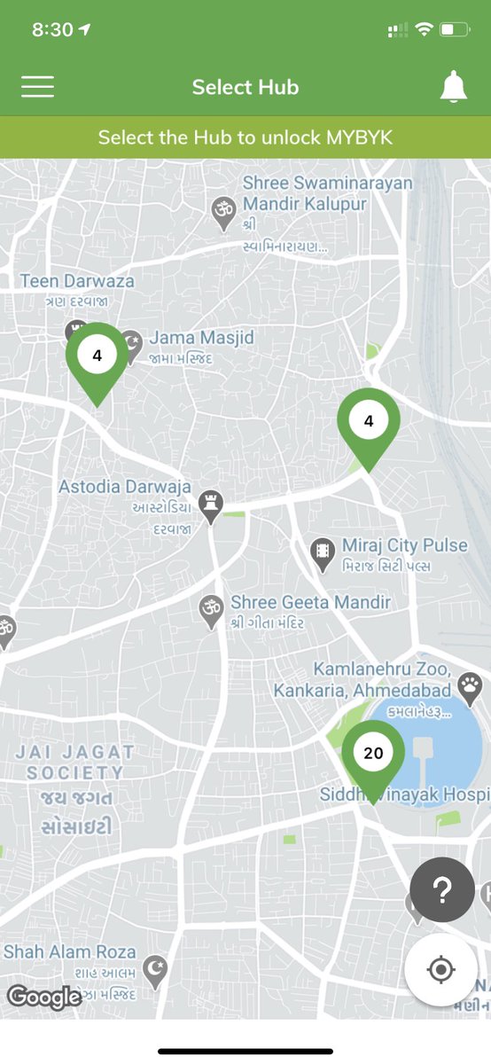 movewithmybyk's tweet photo. Hey East Amdavad, we have started expanding our network with a new Hub at New Cloth Market. Over the next few months we shall expand our network to 500+ Hubs and ensure a MYBYK Hub is not more than 1 km away from you!
#MYBYK #GetBackToCycling #Amdabike https://t.co/JbRNXUlPFX