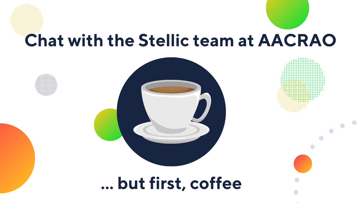 Need a coffee break at #AACRAO2021? Let's chat about what degree management tools should look like for today's students and faculty. The Stellic team would love to hear your thoughts: hubs.la/H0KfSh50