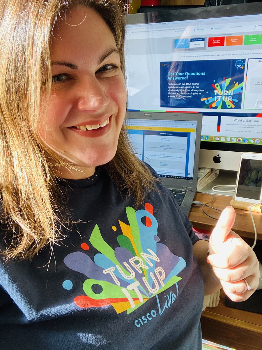 pretzelle's tweet photo. Tuned in and TURNING IT UP at Cisco Live! #ciscolive2021 #CiscoLive #CiscoLiveEurope @CiscoLiveEurope  @CiscoLive https://t.co/mwvYQqXv1b