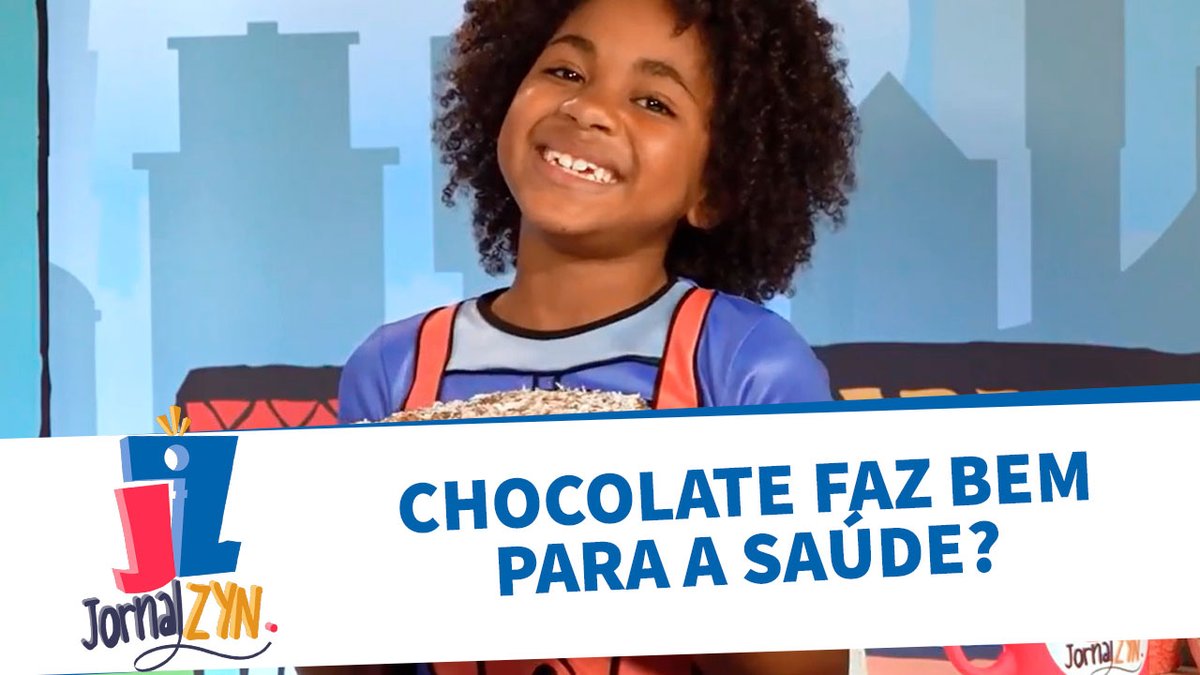 Chocolate faz bem ou mal pra saúde? Você descobre no Jornalzyn de hoje! Vem ver: youtu.be/LiMLNgMNtas