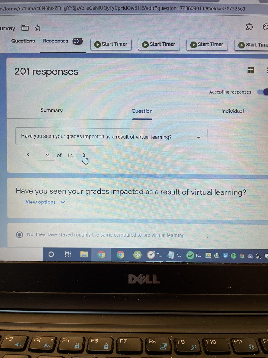 MrSabiaHHS's tweet photo. Our #APstat students developed this survey which has been given at 6 different high schools across NJ to measure some of the effects of the COVID-19 pandemic on education. They will use confidence intervals and hypothesis tests to report out their findings soon! #btfutureready https://t.co/MXgg5ktobu