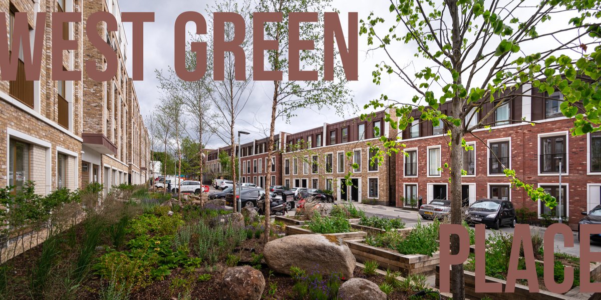 HTADesignLLP's tweet photo. 2/4 #HousingDesignAwards 2021 shortlist: West Green Place

West Green Place creates a beautiful new residential street with innovative housing typologies promoting a diverse community from the 'rooflight' townhouses to new 2 bed ‘Pocket flats’ ideal for sharers @Pocket_Living https://t.co/CBiC9Ft1LE