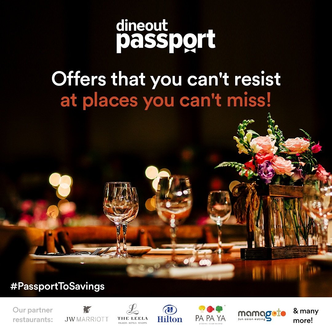 dineoutpassport's tweet photo. Get the best deals at premium dining destinations in your city with Dineout Passport Membership! #PassportToSavings
#DineoutPassport #DineoutPassportMembership #Offers #Foodie #explore #ComingSoon #partnerrestaurant #dineoutpassportexperiences https://t.co/Y9ma2QEiAC