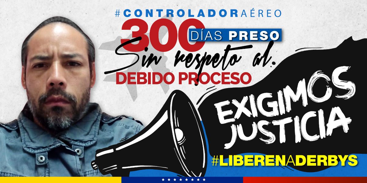 ZarayVenezuela's tweet photo. La Constitución establece  la obligación del estado de garantizar el goce y ejercicio de los #DDHH. Al irrespeta el debido proceso las instituciones violan este principio.
@Almagro_OEA2015 @cristinagallach
@UNHumanRights @joelgarcia69
#LIBERENADERBYS  #CONTROLADORAEREO #31Marzo https://t.co/TGM5Qa97NG