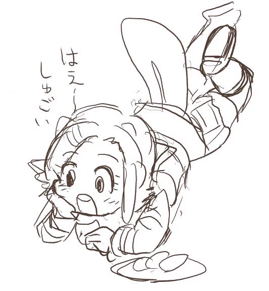 絵チャットにてにてrkgk3(おまけ)観客ヨロビ 