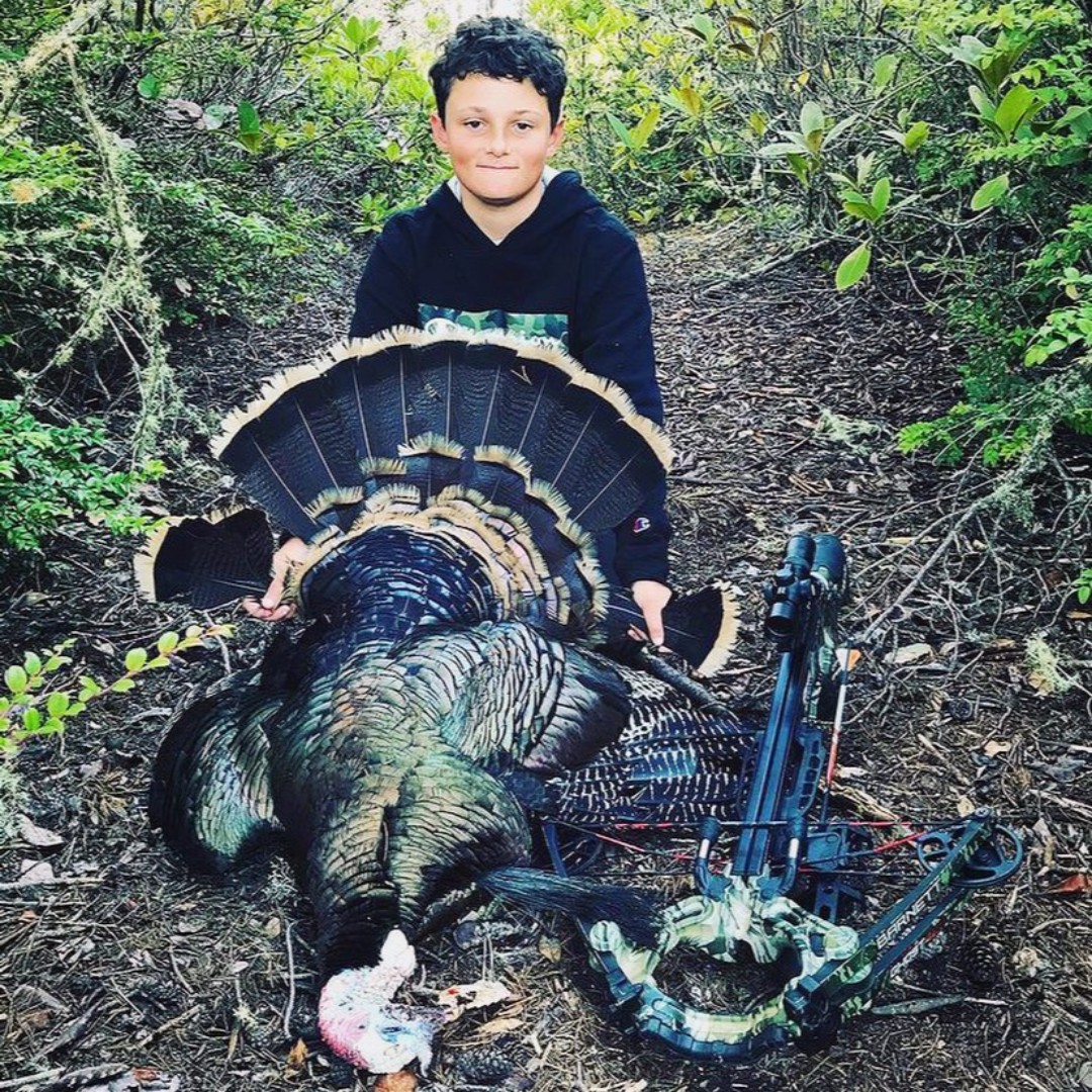 Barnett would like to congratulate our man Conner for putting the first long beard on the board in 2021. 🦃 Absolutely love seeing this. Way to #GetAfterIt young man.⁣
⁣
Be sure to tag us in any turkey success you have with #barnettcrossbows this spring!⁣