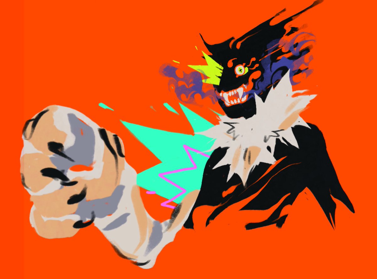 NDLBXBRD's tweet photo. HAVING SOME MAGMATIC HANDSOME SCARF THOUGHTS 💥🔥👁‍🗨
#blaseball #PandemoniumArtists https://t.co/bXdKkd5Hqw