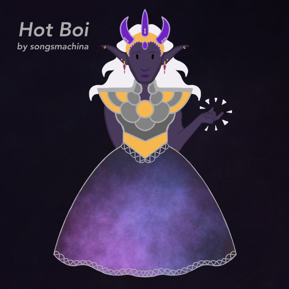 SongsMachina's tweet photo. Happy #TransDayOfVisibility 
My name is Songs (they/them) and I’m a nonbinary DND musician and singer, mostly posting content to do with #CriticalRole 
You can find more music and stuff here: https://t.co/iMNRZzb3ES https://t.co/irwapYei4B