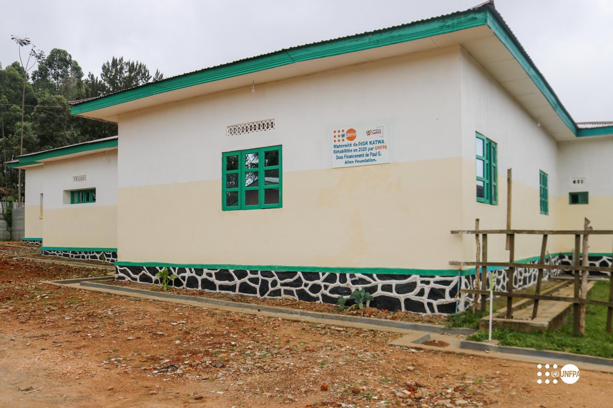 UNFPARDC's tweet photo. Epidémie à la maladie à virus #EBOLA au #Nord Kivu, #UNFPA réhabilite la maternité de l’Hôpital Général de Référence de Katwa à Butembo avec le financement @paulgallenfoundation, @MinSanteRDC @OMSRDCONGO @MingenreRdc @UNOCHA_DRC @ADRA_DRC https://t.co/m5kWJjD8MQ