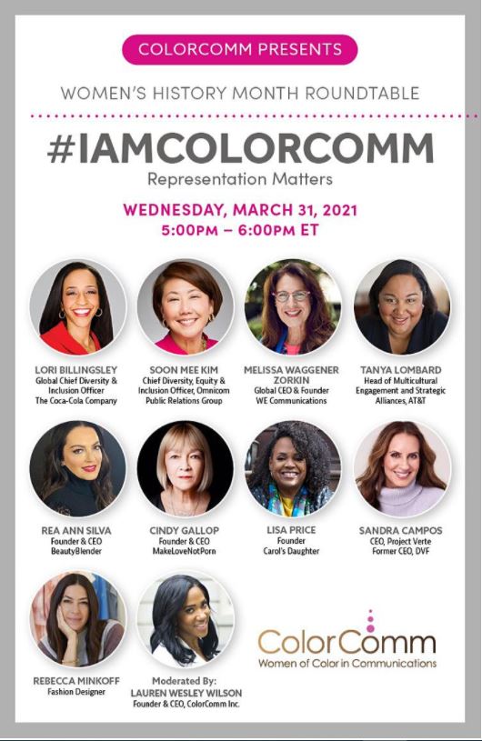 melissawz's tweet photo. Honored to have a seat at the table with this panel of brilliant, accomplished women. Join us today where we’ll discuss the importance of creating and leading inclusive companies. #IAMCOLORCOMM
https://t.co/c7qjlH1eci https://t.co/nau8kyd69T
