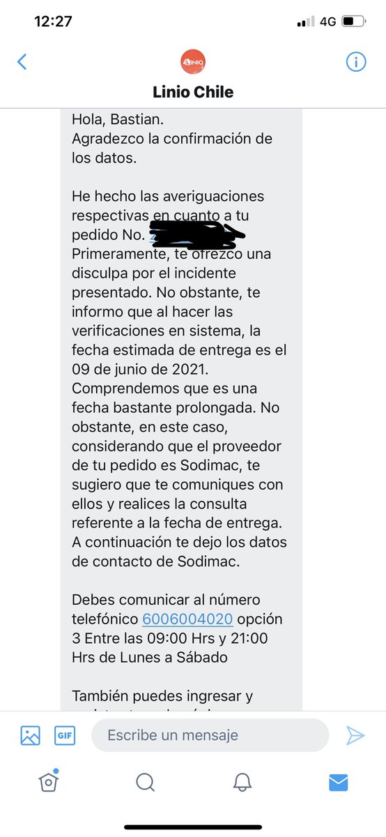 Bastich1's tweet photo. Y bueh, esa fue la súper ayuda de @LinioChile, responder lo mismo que ya tenia por correo.... https://t.co/wOTVOMDECP