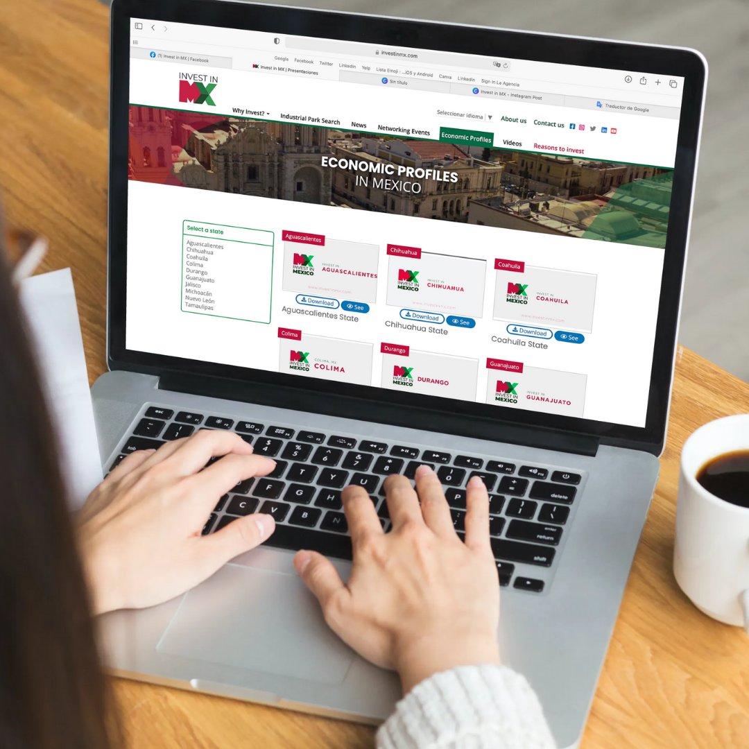 InvestinMX's tweet photo. Visit the #EconomicProfiles section, you will be able to see and download complete reports for each state πππ₯ π https://t.co/NIWqn7dVHM
#InvestinMX #Economic #WhyInvest https://t.co/35PRo1D3ja