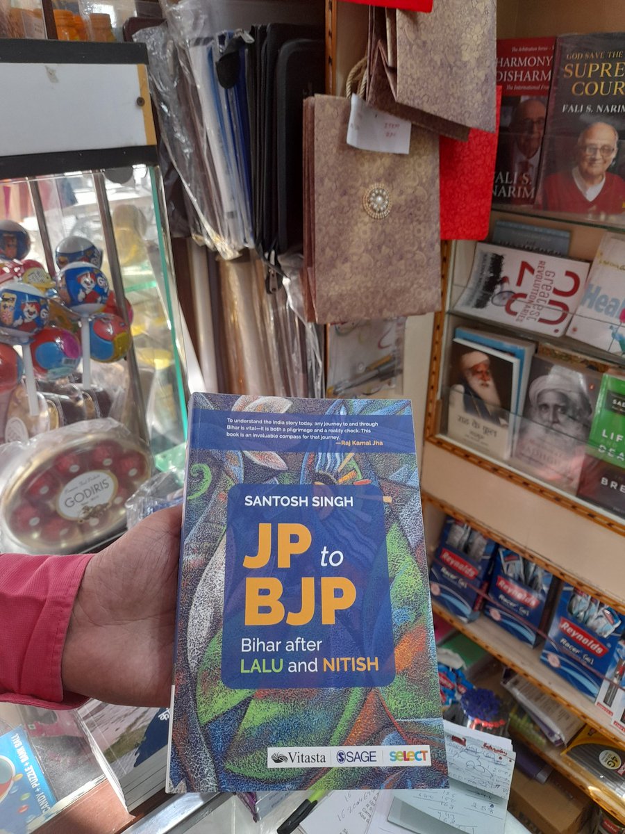 brajjourno's tweet photo. I am laying my hands on two highly recommended books, #RSS360 and #Jugalbandi.
Contemporary political history always excites me and to look beyond a moribund and myopic thinking process, one needs to simply read !
I recommend #JPtoBJP, which is also getting its due attention. https://t.co/wTWXOnn9gi