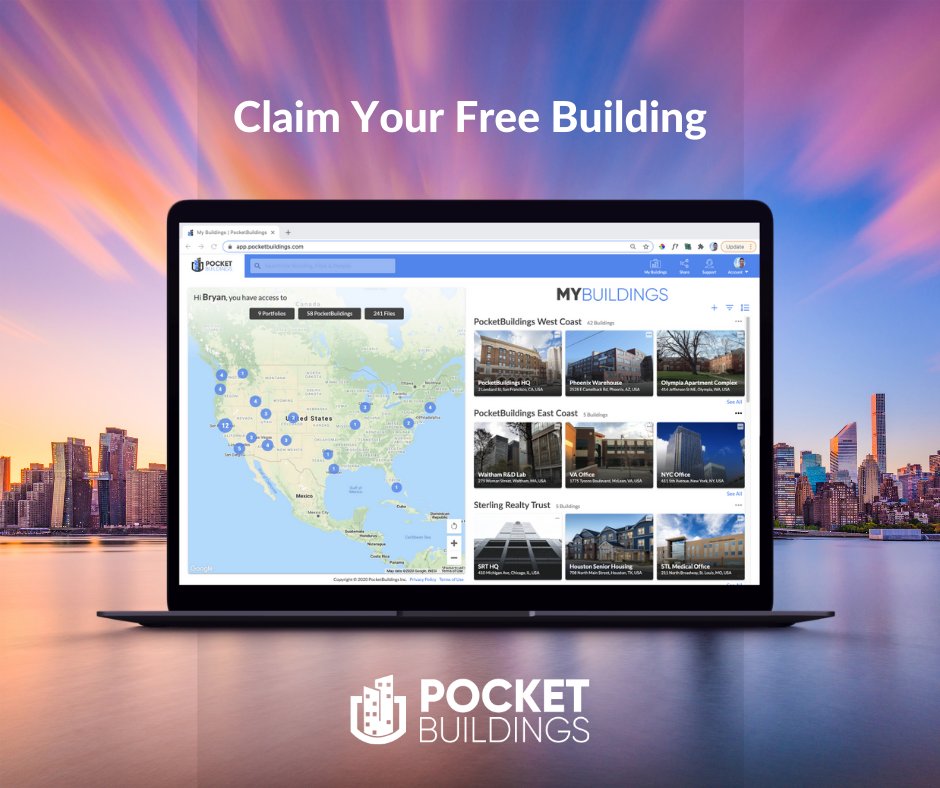 PocketBuildings's tweet photo. PocketBuildings makes it ridiculously easy to organize and share your #building information to help you develop, manage, and transact faster. Claim your free building now > https://t.co/GrdPsVkQzg. 
.
.
.
#welovebuildings #proptech #SaaS #commercialrealestate #CRE #CREtec https://t.co/9kMwXpIOMq