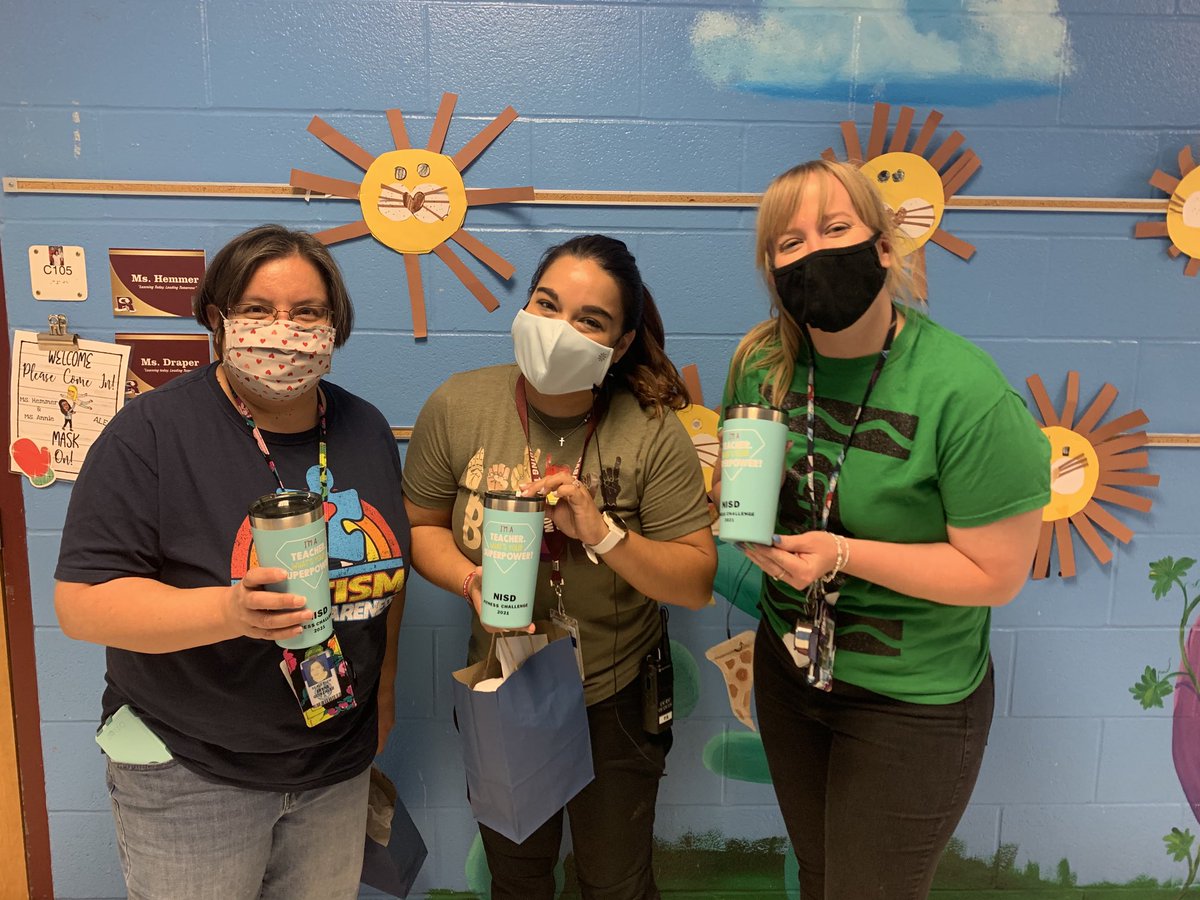CoachLisaA_P_E's tweet photo. Congratulations to Ms Gonzales, Coach Trevino, and Ms Hemmer on your Special Olympics Spirit award!!! Thank you for an amazing campus event! #RabaStrong #therabaway #NISDSpOlympics #NISDPE #NISDSpecialEd #NISD https://t.co/hlLugGbtpJ