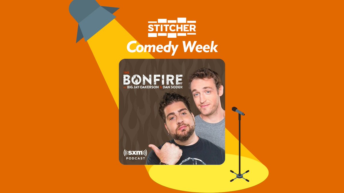 Stitcher's tweet photo. We can't stop laughing during Comedy Week. Laugh along with us by listening to @unsolicitedpawd, @TheBonfireSXM, and @BeautAnon on Stitcher: https://t.co/hyYT3Q3GjF https://t.co/0Uto8cn2y6