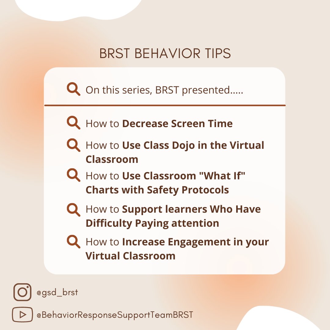 Behavior Response Support Team (BRST) tweet media