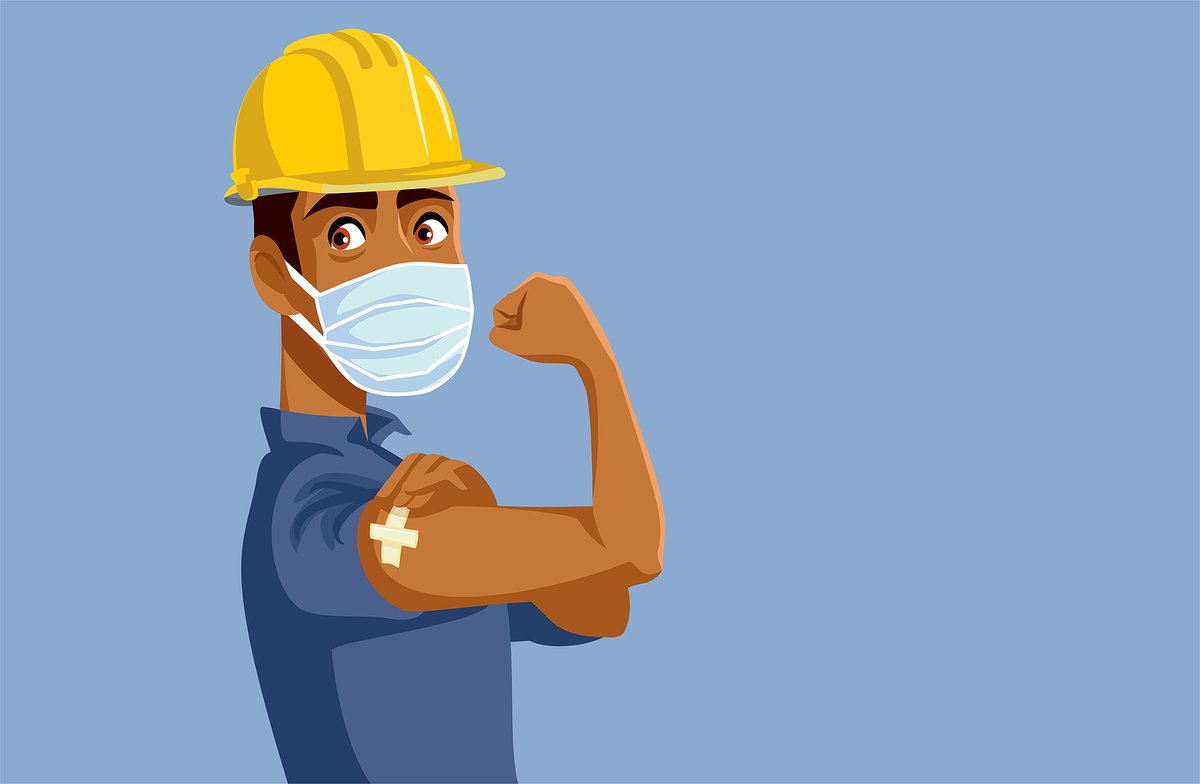 HBAPortland's tweet photo. Effective today, the construction industry qualifies for COVID vaccines in Washington. On Monday, April 5, construction workers in Oregon are eligible. 

Washington info: https://t.co/jVaaBa1rgn

Oregon info: https://t.co/wz7D4v0MKh https://t.co/1THDiSSPkK