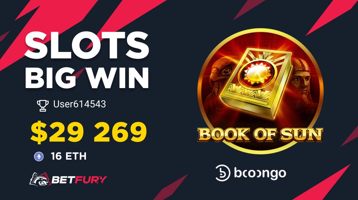 betfury_gaming's tweet photo. ☀️Bright rays of Big Wins☀️
💁🏻♂️User614543 - inspired by
treasures of the Ancient Egypt
He played 📖Book of Sun📖
and get a Sunny Big Win
💸16 ETH - $29 269💸
Light up your life with big wins!
#DailyBigWins #bookofsun https://t.co/MXu2H1K4ex
