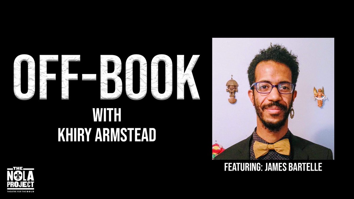 theNOLAproject's tweet photo. Founding member James Bartelle joins @kayethebeast this week on Instagram LIVE for an #OffBook interview! 👀 it Saturday at 8pm CST. 🚫📒 https://t.co/5gRNIEpnPg