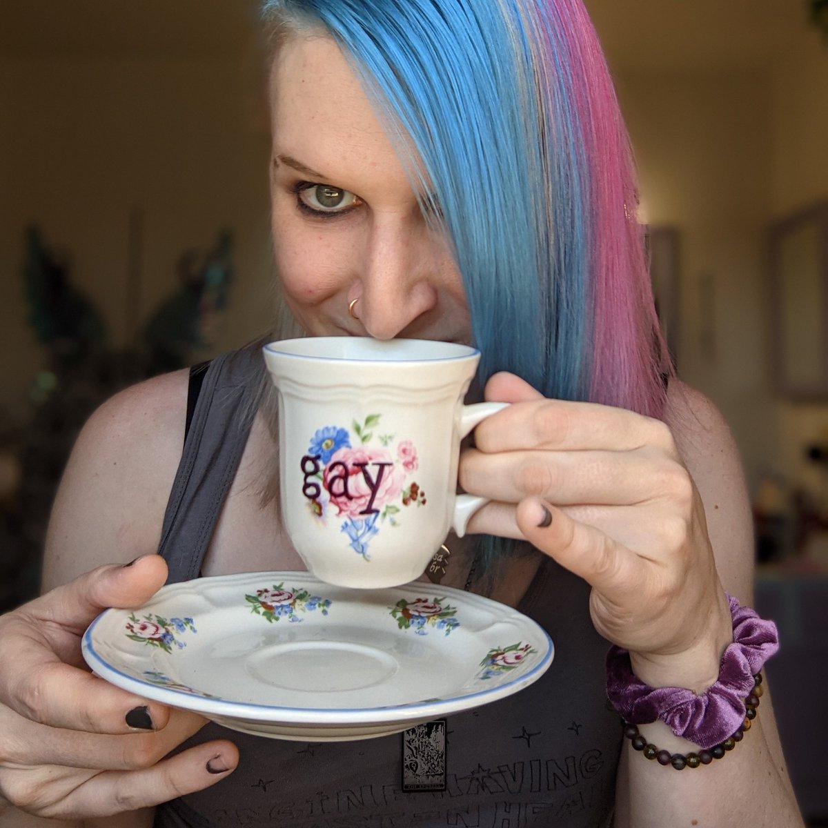 Seventh_Wave's tweet photo. Happy Transgender Day of Visibility from our own @KouqJ 🖤😘🖤 https://t.co/y0KUMxZeWA