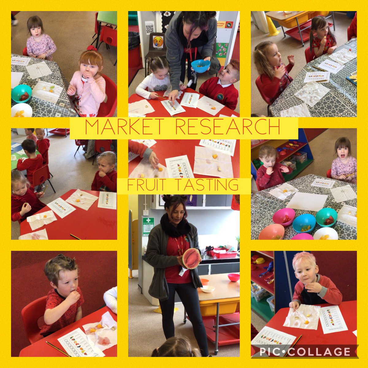 EPA_KittensFS1's tweet photo. We’ve enjoyed our DT ‘fruit kebab’ project from start to finish. The end result was scrumptious 🍏🍉🍑🫐🍇🍌🍍🍊🍓😋 #epa_DT @EastfieldPri https://t.co/Z2MD13wWJY