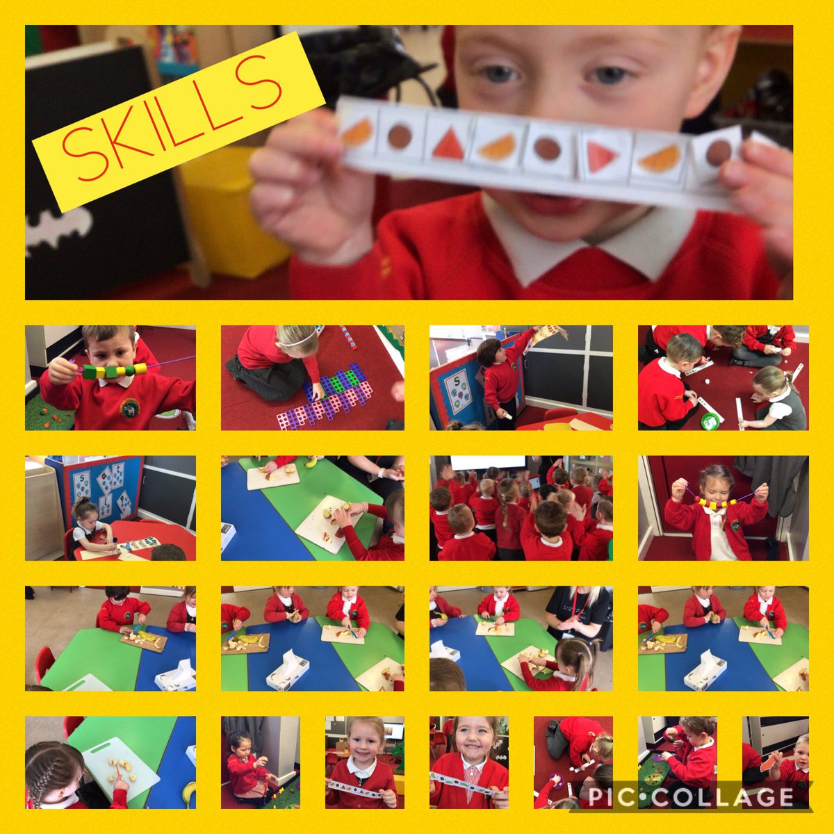 EPA_KittensFS1's tweet photo. We’ve enjoyed our DT ‘fruit kebab’ project from start to finish. The end result was scrumptious 🍏🍉🍑🫐🍇🍌🍍🍊🍓😋 #epa_DT @EastfieldPri https://t.co/Z2MD13wWJY