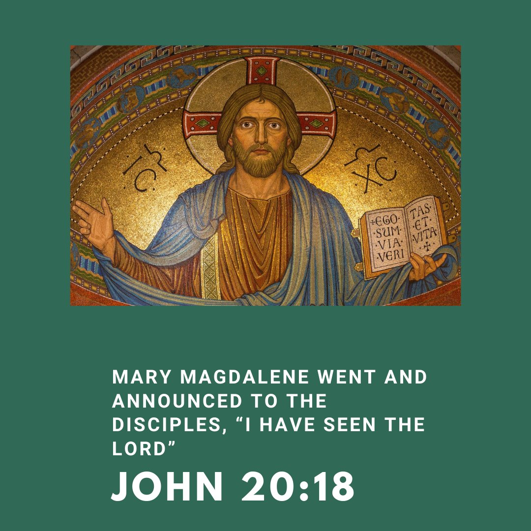 essexchaplain's tweet photo. Image: Icon of Christ. Text: Mary Magdalene went and announced to the disciples, “I have seen the Lord”
#eastersunday #resurrection #women https://t.co/BiCKdyQLiI