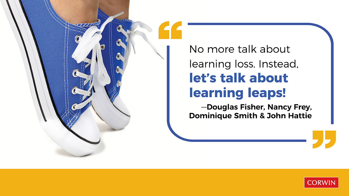 Let's replace deficit thinking regarding #student learning and stop using the term learning loss. 

We prefer unfinished learning, learning recovery, and learning leaps. Share your favorites below.