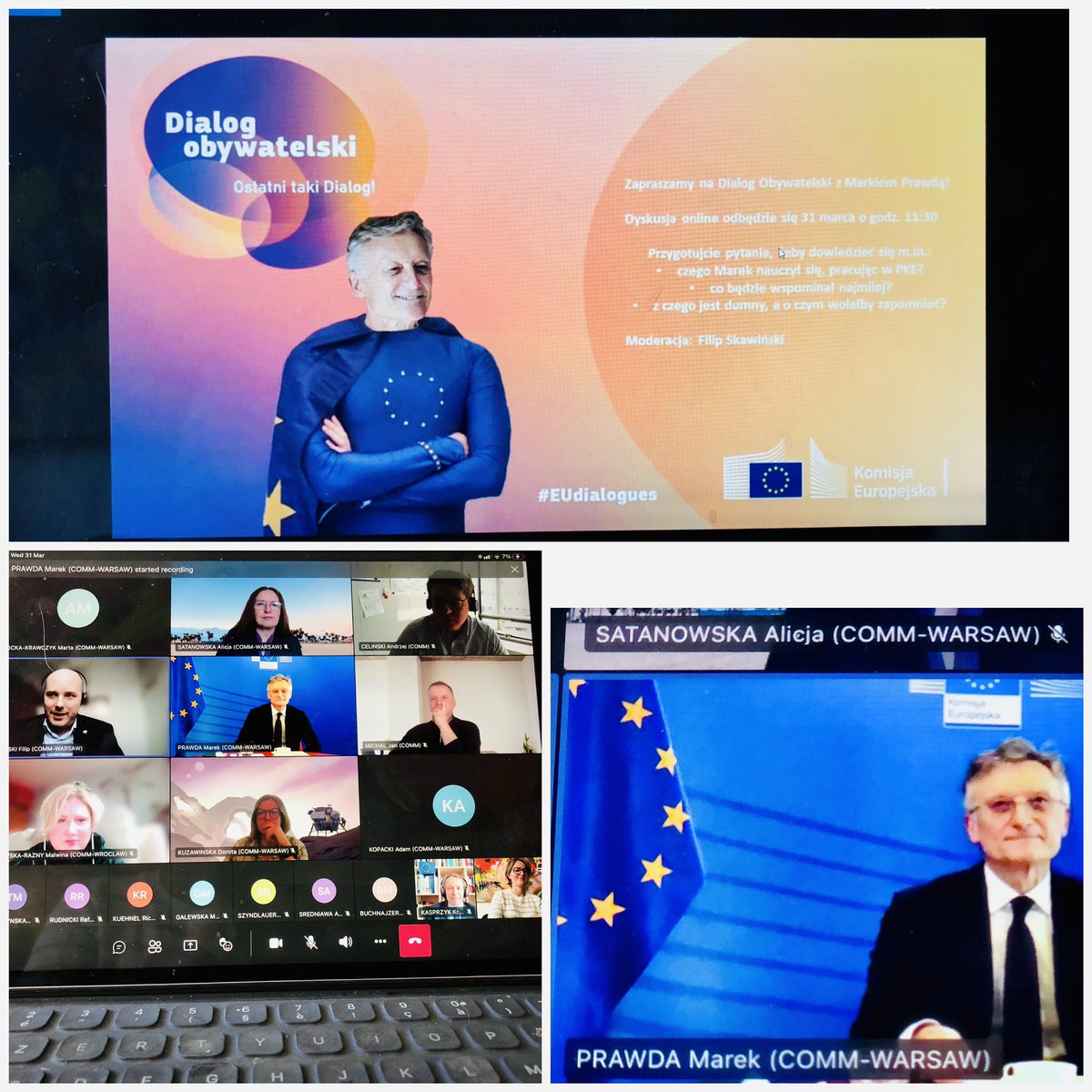 PiaAhrenkilde's tweet photo. Prawda means truth! Moving send-off for outgoing @EU_Commission Head of Representation in #Poland Marek #Prawda today. He has been a fantastic ambassador for #EU values &amp; a real champion of #CitizensDialogues (Special  @EUinPL edition today 😊). Thank You dear Marek ! 🙏 https://t.co/NpSl8Bkg1q