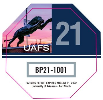 UAFS_Parking's tweet photo. The results are in!! Thank you to everyone who voted. The winning image for our 2021-2022 parking permit is........ https://t.co/ZZP7jvfAak