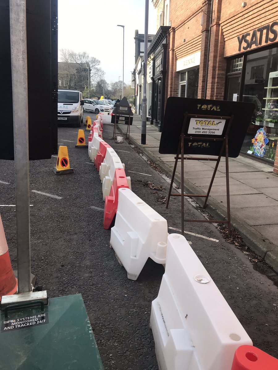 helensyd's tweet photo. @darlingtonbc only 12 days until the shops can reopen, we’re hoping Grange Road could have the bollards removed or tidied and the roads swept. It’s looking pretty shabby around the town centre at present not attractive to customers and staff returning! https://t.co/w7Lp2VbaRi