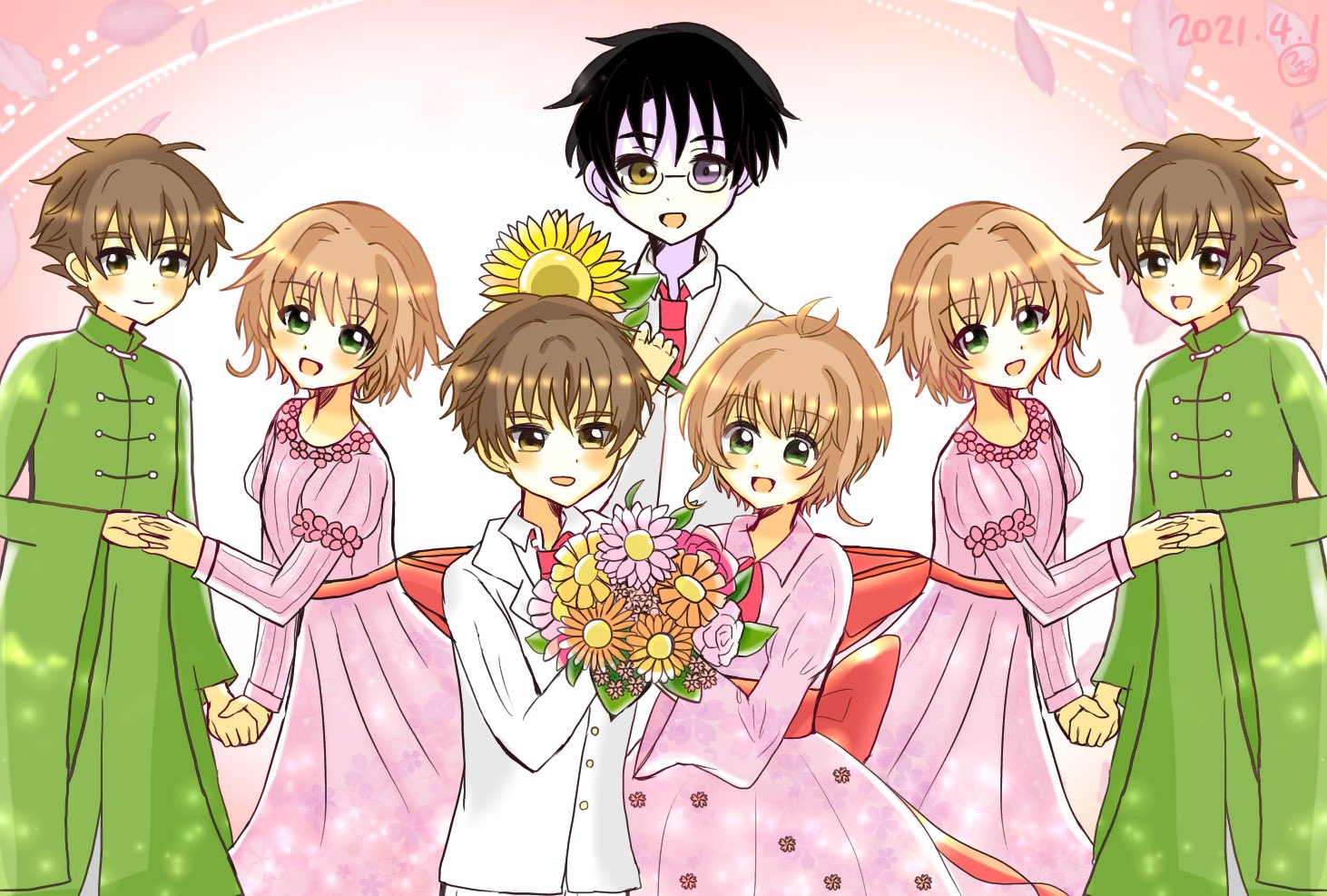 ✣ツバサ・クロニクル 両面ポスター♯⑨ 青赤衣装 小狼&サクラ ✣ツバサ・クロニクル 両面ポスター♯⑨ 青赤衣装 小狼&サクラ