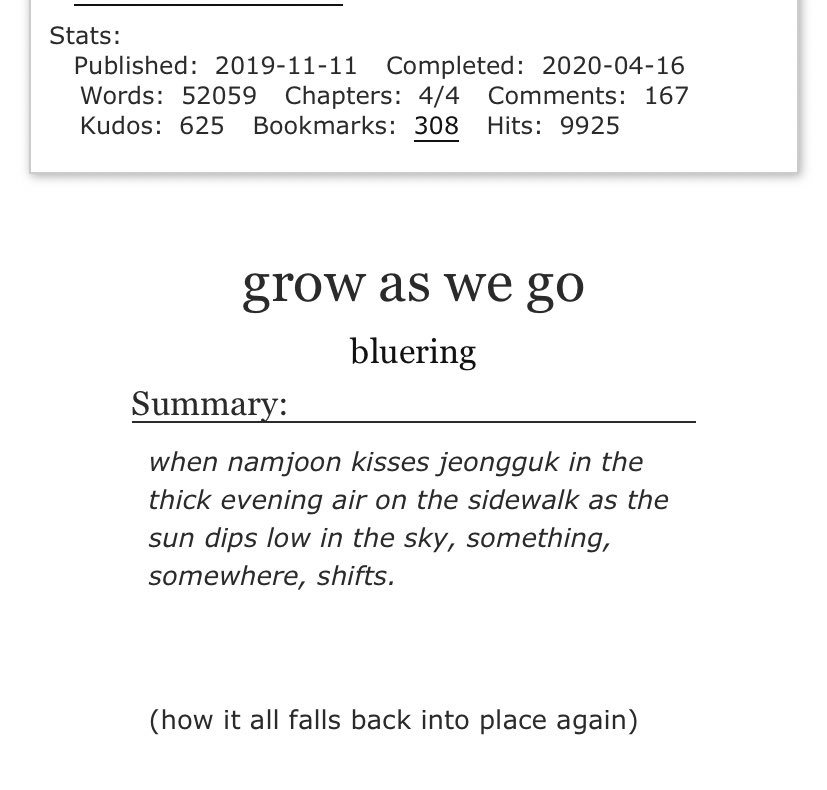 grow as we go | friends to lovers | slow burn | growing up | archiveofourown.org/works/21399658 by bluering