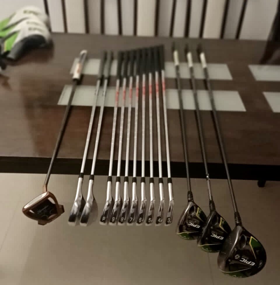 MJGolfGuides's tweet photo. There’s something very satisfying about cleaning my clubs, very therapeutic! 😄 

#golf #golfclubs #mizuno #mp20 #callaway #epicflash #vokey #taylormade #spiderx https://t.co/SSb2xCiyF5