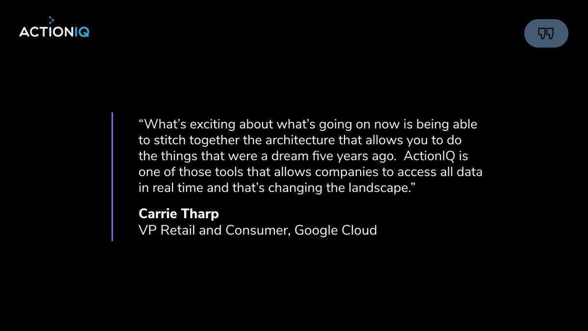ActionIQinc's tweet photo. A dream that's becoming a reality and it's most definitely an exciting time @_Carrie_Tharp !
#cx #cdp #womenspanel #eMarketer #cxhub #CDPInstitute #trends
#customerjourney #digitaltransformation #DTC
@adexchanger
@AdPerceptions
@nytimesbusiness
@MartechAlliance
@mashable https://t.co/UxfRAqv4aq