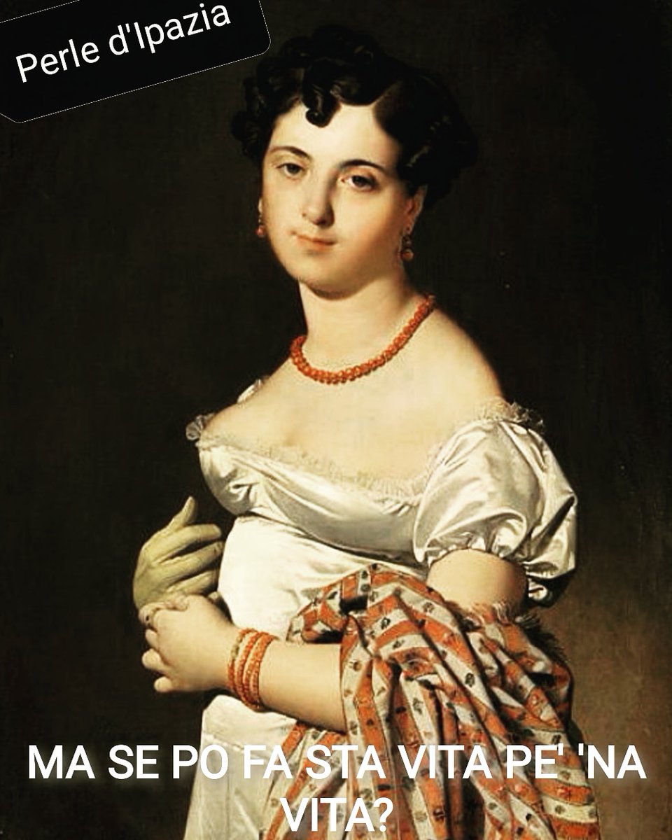 IpaziaStraw's tweet photo. Ritratto di #MadamPanckoucke,1811
#JeanAugusteDominique #Ingres
#BASTA #chevita #scazzo https://t.co/yA0IECt3cb