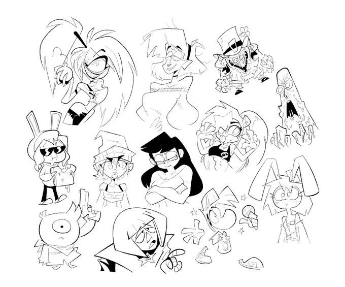 I couldn't do as many as I wanted, can't get used to the Ipad reacting to my hand on the screen and doing random lines everywhere ?
Thanks for the suggestions tho' lots of cute stuff 
