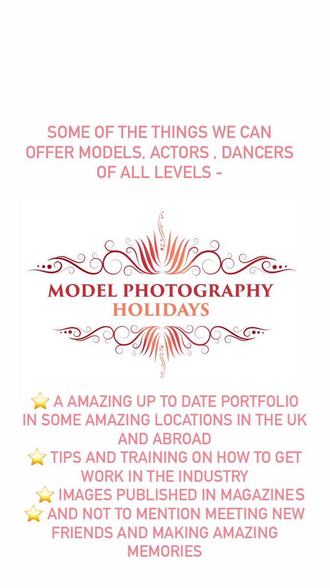 modelworkshops's tweet image. #models #onlyfans #actors #supportingartiste #tvextra #workshop #photography #tips #training #fineartphotography #portraitphotography #actorslife #modeling #modelslife #travelphotography #meetup #acteosworkshop #photographyworkshop #dancers #podiumdancers #performers #magazine