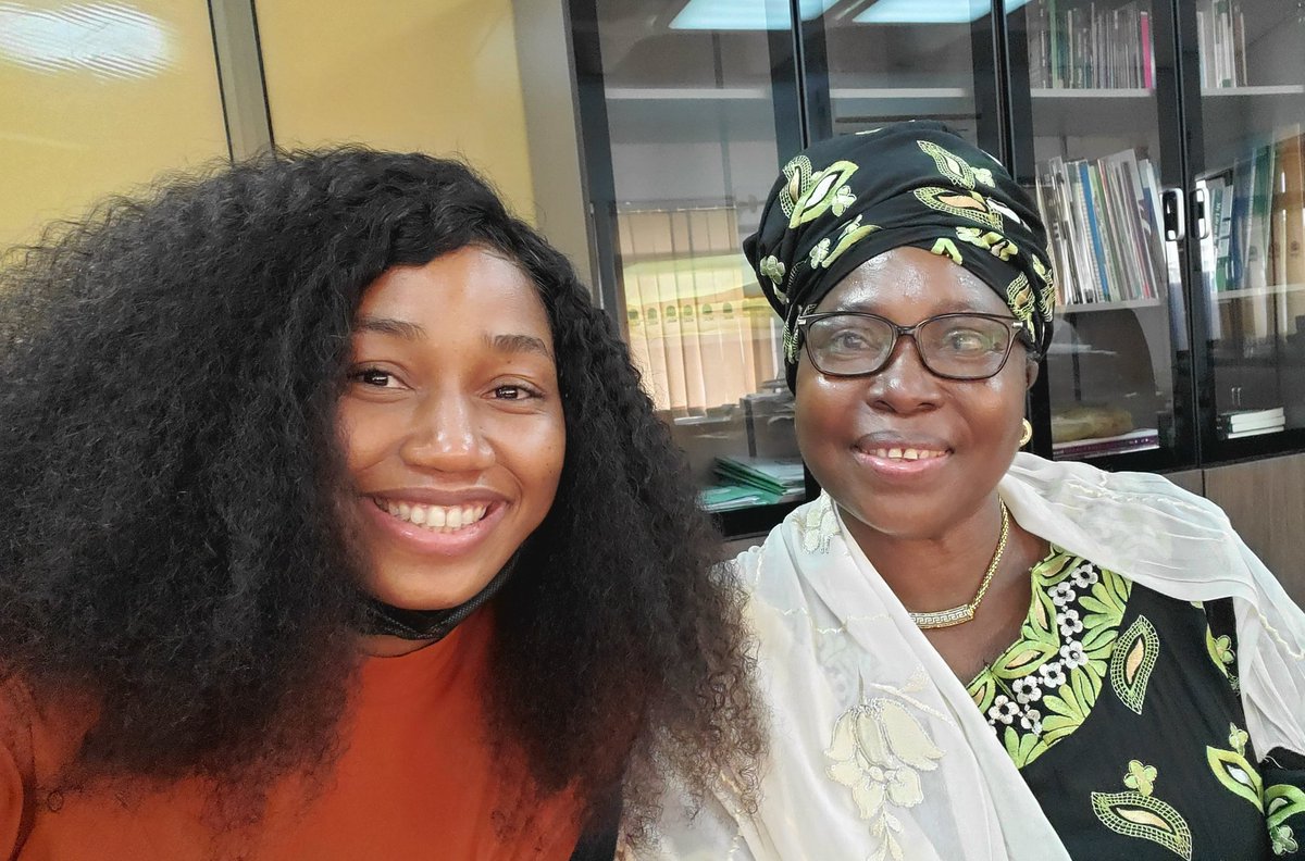 MervAzeta's tweet image. .@AFMiri, it was an absolute pleasure to meet you! You have got a brilliant &amp;amp; lovely personality, Prof! I'm proud of you and all you were able to achieve as the first female VC of a Federal University from Northern Nigeria! Keep going!

#Trailblazers
#Bluestockings
#WomenInPower