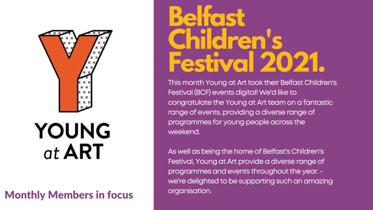 VIableCS's tweet photo. Congratulations to the @Young_at_Art team for hosting an amazing #BCF21 - all completely digital.
We're delighted to be supporting such an amazing cause and organisation - be sure to check out their upcoming events on their profile, and fill in their feedback survey for #BCF! https://t.co/NJkBfZtny8