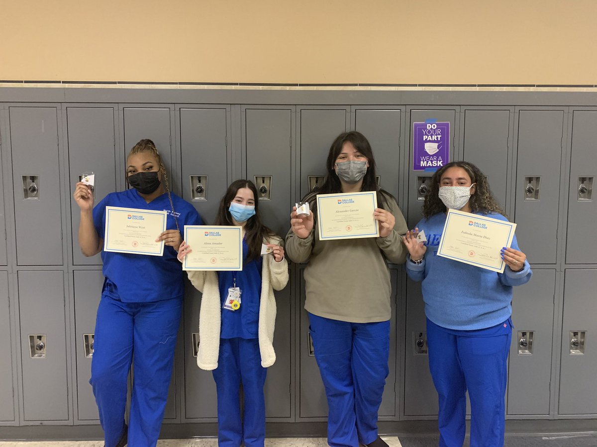 Our <a href="/NFHS_TrueNorth/">North Forney HS</a> CNA students finished their course work today and will be taking their certification tests soon! Way to represent  #trueNorth #excellence <a href="/TyraClaytonEdu/">Tyra Clayton</a> @PrincipalJung