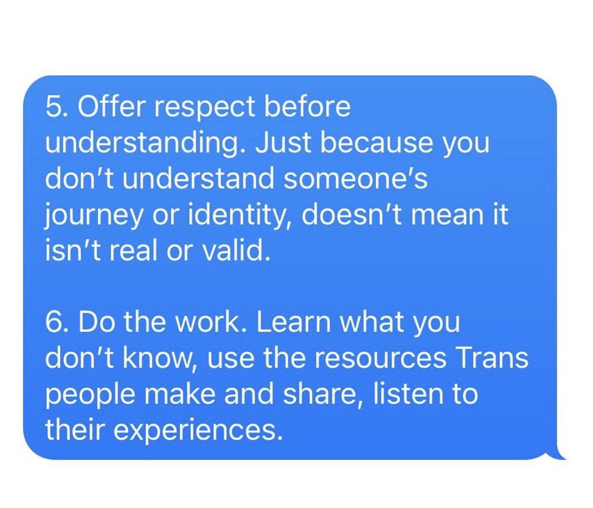 #TransDayOfVisibility 

It’s really this simple. Being an ally doesn’t have to always include protesting, marching, donating, etc (I love those ways too). 

[taken from Instagram, not my pictures]
