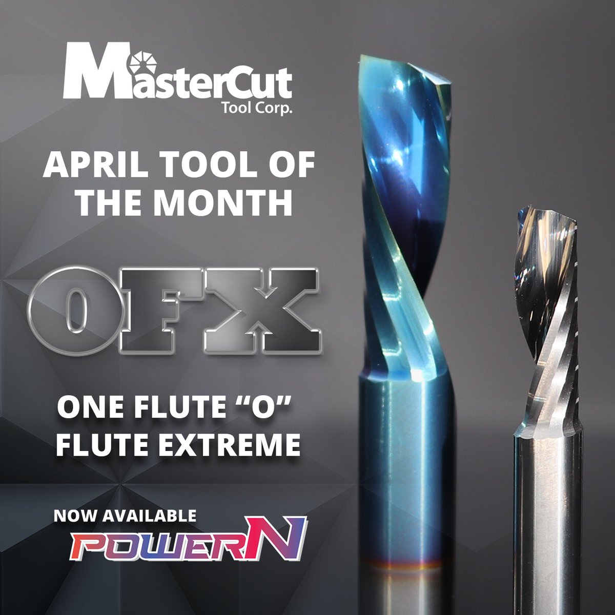 MastercutTool's tweet photo. Looking for improved chip evacuation, faster feed rates and exceptional high finish in aluminum and acrylics?
Choose Mastercut’s OFX with flute geometry and edge prep proven to outperform the competition!
https://t.co/JS04cGIPp0
#mastercut #mastercutpro #carbide #madeinUSA https://t.co/yIdcQjq4Pp