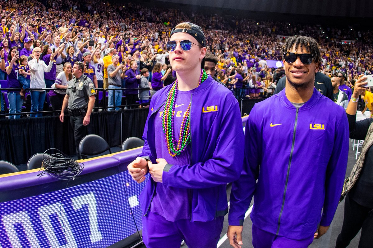 LSUfootball's tweet photo. Could It Be 😱 https://t.co/gE5B3SMlah