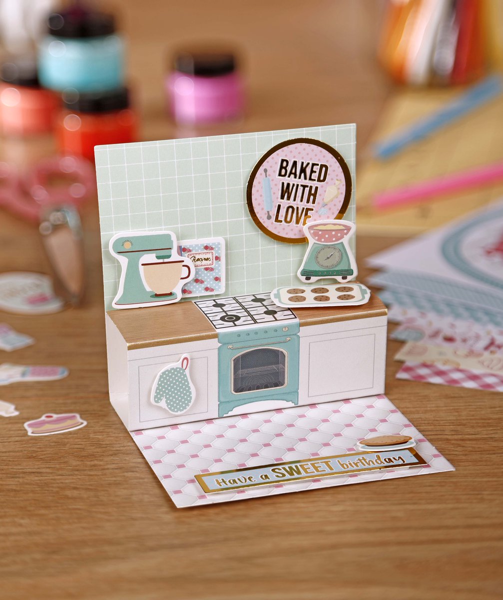 ⭐ Papercraft Essentials Magazine #197 ⭐
Katie shows the PE Readers how to create the fab 3D kitchen in just a handful of steps, as well as incorporating gorgeous mirrored cardstock to make all-occasion cards.
Grab yours now: bit.ly/2P0wzkC