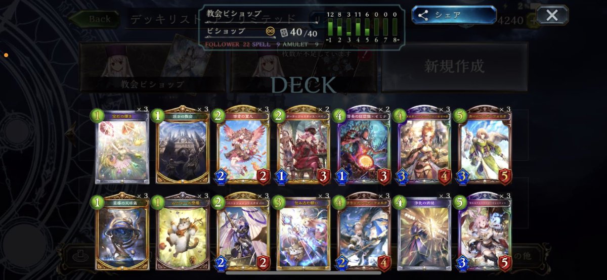 暗黒のウェルサアンリミテッドビショップ10連勝 恋氷 Youtube投稿 シャドウバース連勝まとめ