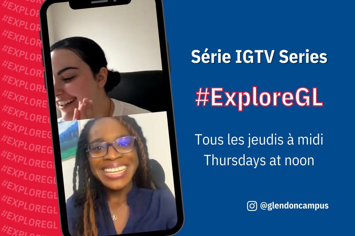 GlendonCampus's tweet photo. Vous êtes-vous déjà demandé qui œuvrait en coulisse à Glendon? Êtes-vous curieux d’en savoir plus sur nos départements et nos programmes? Découvrez #ExploreGL, notre série hebdomadaire sur Instagram! Rejoignez-nous tous les jeudis à midi : https://t.co/PRfUzpLuAE https://t.co/SQr30OwPNS