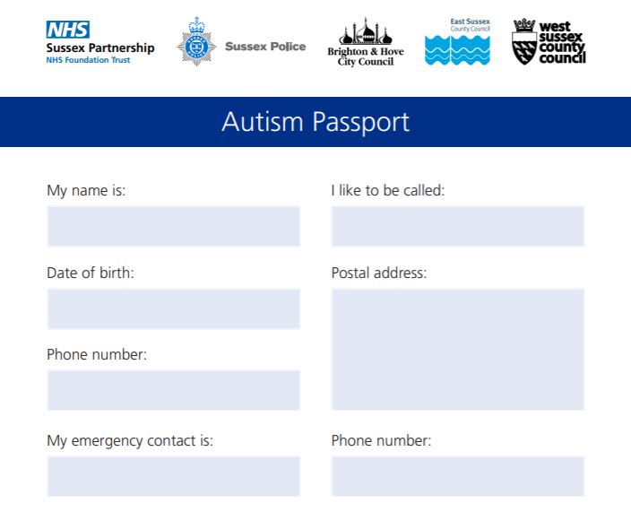 SPFT_NHS's tweet image. During #AutismAwarenessWeek2021 @withoutstigma @sussex_police and other organisations are pleased to launch the #AutismPolicePassport, to help autistic people feel more supported in distressing situations. Read more: sussexpartnership.nhs.uk/whats-new/auti…